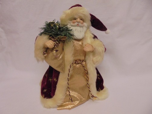 Vintage christmas tree santa - vintage,