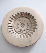 Wooden Hand Carved Thistle