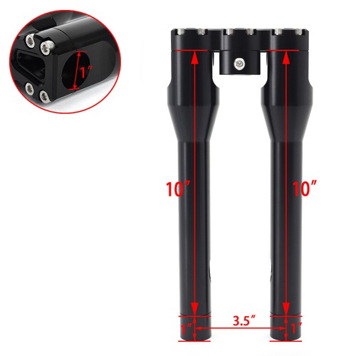 Motorcycle handlebar risers - handlebar,