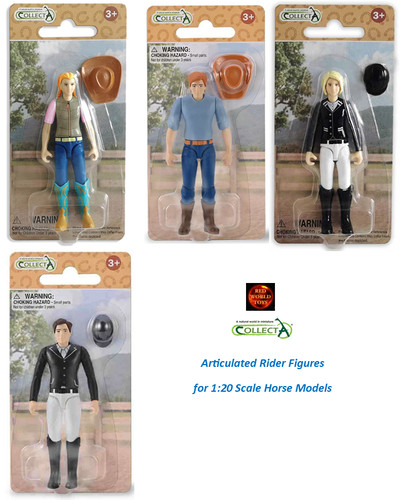 Horse rider toy action figures - rider,