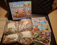 Bits and Pieces 1000 piece jigsaw puzzle 4 In 1 Serene Beauty (READ DESCRIPTION)