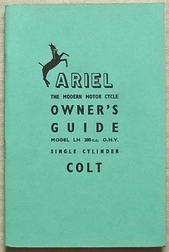 Ariel colt 200cc ohv - ariel,