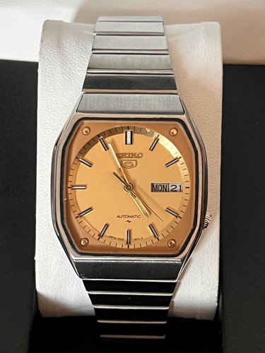 Seiko 7009 5300 gold hex - seiko,
