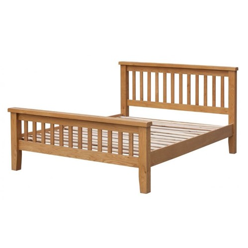 Solid oak bed - solid,