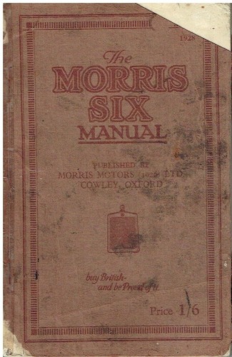 Morris six saloon original - six,
