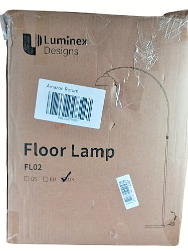 Arc floor lamp 204cm - arc, black