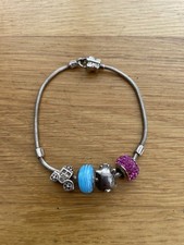 Love Links Sterling Silver 925 Butterfly Clasp Bracelet + Petite Charm Beads