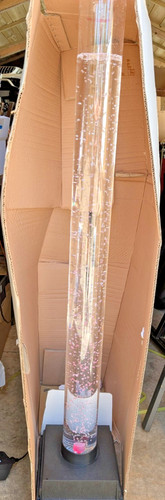 Retro style bubble tube lamp - bubble,