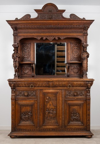Antique victorian carved - victorian, oak