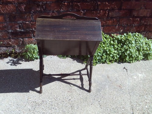 Wooden free standing sewing - standing,