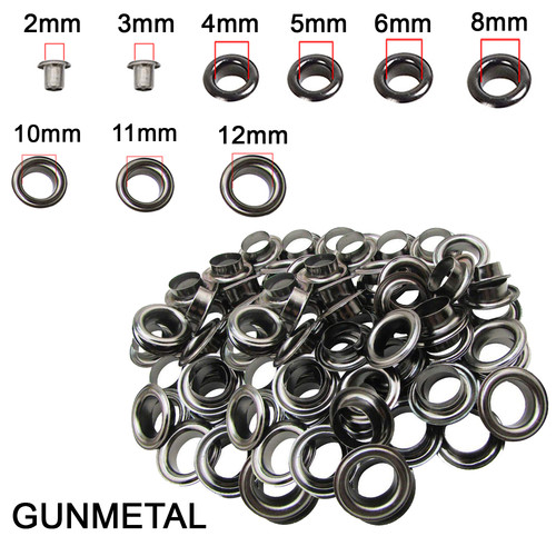 100pc brass eyelet rings - 100pc, set