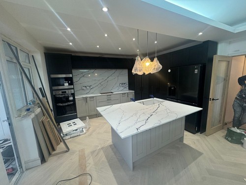Quartz kitchen worktops - quartz,