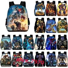 Transformers Bumblebee School Backpack Bookbag Rucksack Travel Shoulder Bag gift