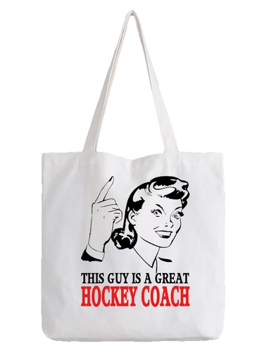 Hockey coach tote bag - tote, shopper