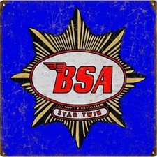 BSA Star Twin 300mm square
