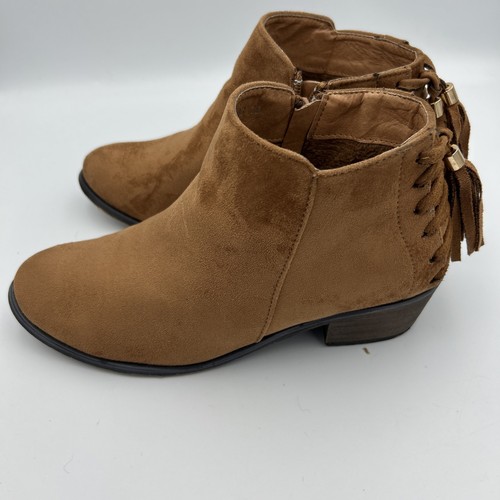Women tan ankle boots size - ankle,
