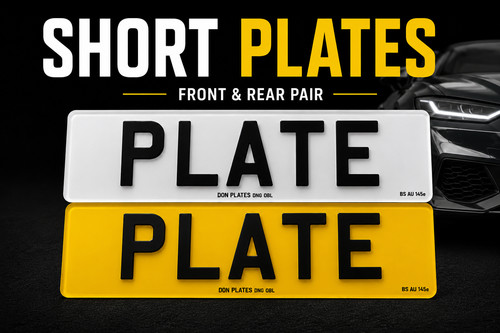 Short number plates digit - short,