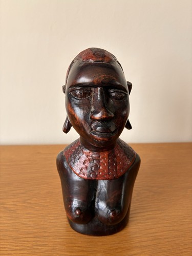 Vintage hand carved african - vintage,