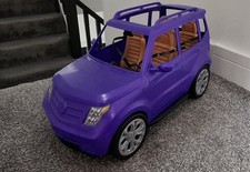 Barbie Purple Jeep SUV 4 Seater  Seatbelts