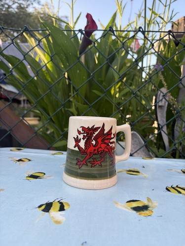 Vintage welsh dragon mug - vintage,