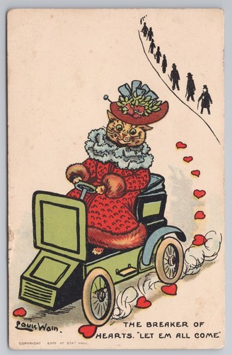 Louis wain signed - wain,