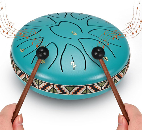 Steel tongue drum - drum,11, 6