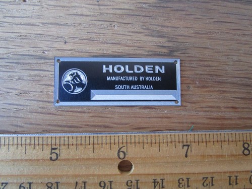 Holden metal display - display, plaque