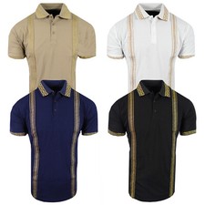Polo Shirt Mens Gold Italian