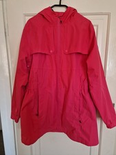 Next Rainwear Collection Coat Pink Womens Size 16 Rain Jacket
