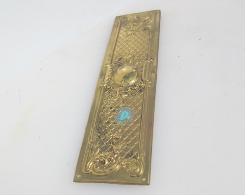 Antique brass finger plate - antique,