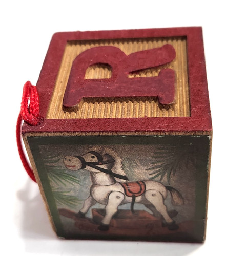 Dept wooden alphabet block - dept,