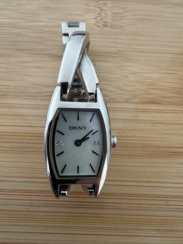 Dkny silver tone crossover - dkny, silver-tone