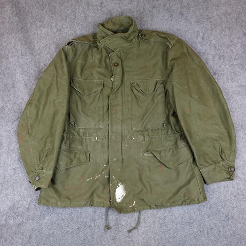 Vintage military jacket mens - military,