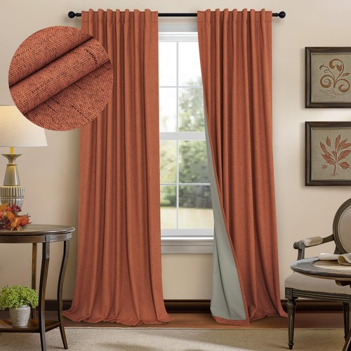 Rust blackout curtains for - curtains,