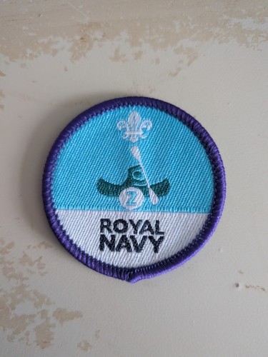Scout staged badge - time, on
