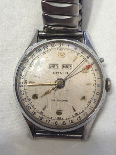 Vintage orvin calendar - orvin,