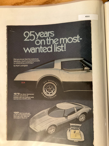 Lbvette265 article 1978 - lbvette265,