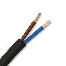 RUBBER CABLE 1MM 2 CORE