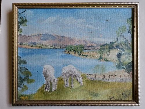 Small painting horses - painting,