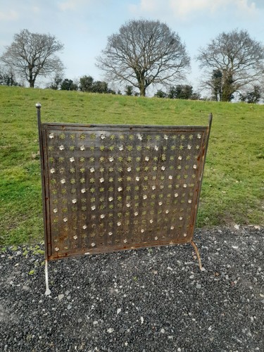 Large vintage metal - metal, fire