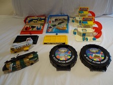 Micro Machines Playsets Garage Helicopter Job Lot 1990s Vintage Classic