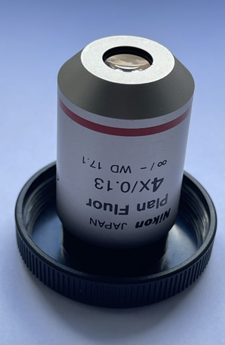 Nikon plan fluor - 4x, /