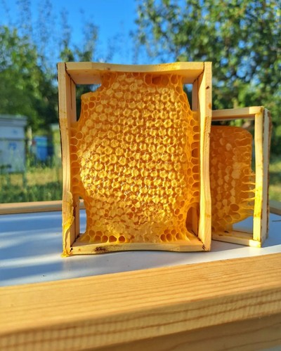 Pure raw honeycomb - raw, 350-400gr