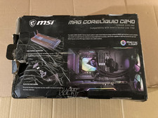 MSI Mag Core Liquid C240 BOXED CPU Liquid Cooler With Fans For Gaming PC