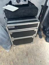 19 inch Rack flight case 4U - Good Condition - Ideal for amps, sound equipment
