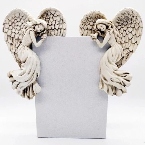 Handcrafted resin angel - handcrafted, wings