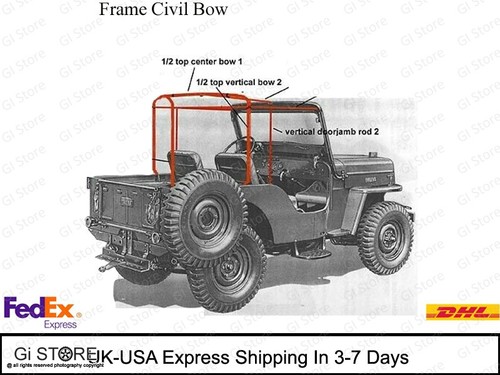 Frame for cabin soft top - for,