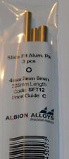ALBION ALLOYS SFT12 SLIDE FIT  ALUM TUBE PACK 4mm, 5mm & 6mm x 305mm