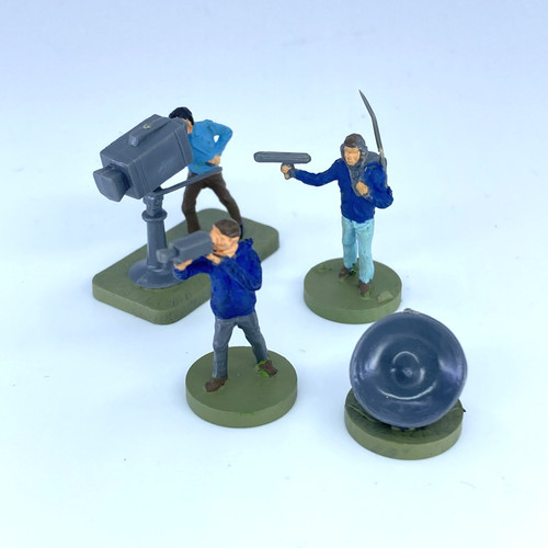 Subbuteo cameramen figure set - subbuteo,