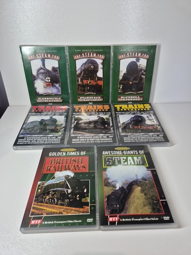 Steam train dvd bundle - bundle, x8